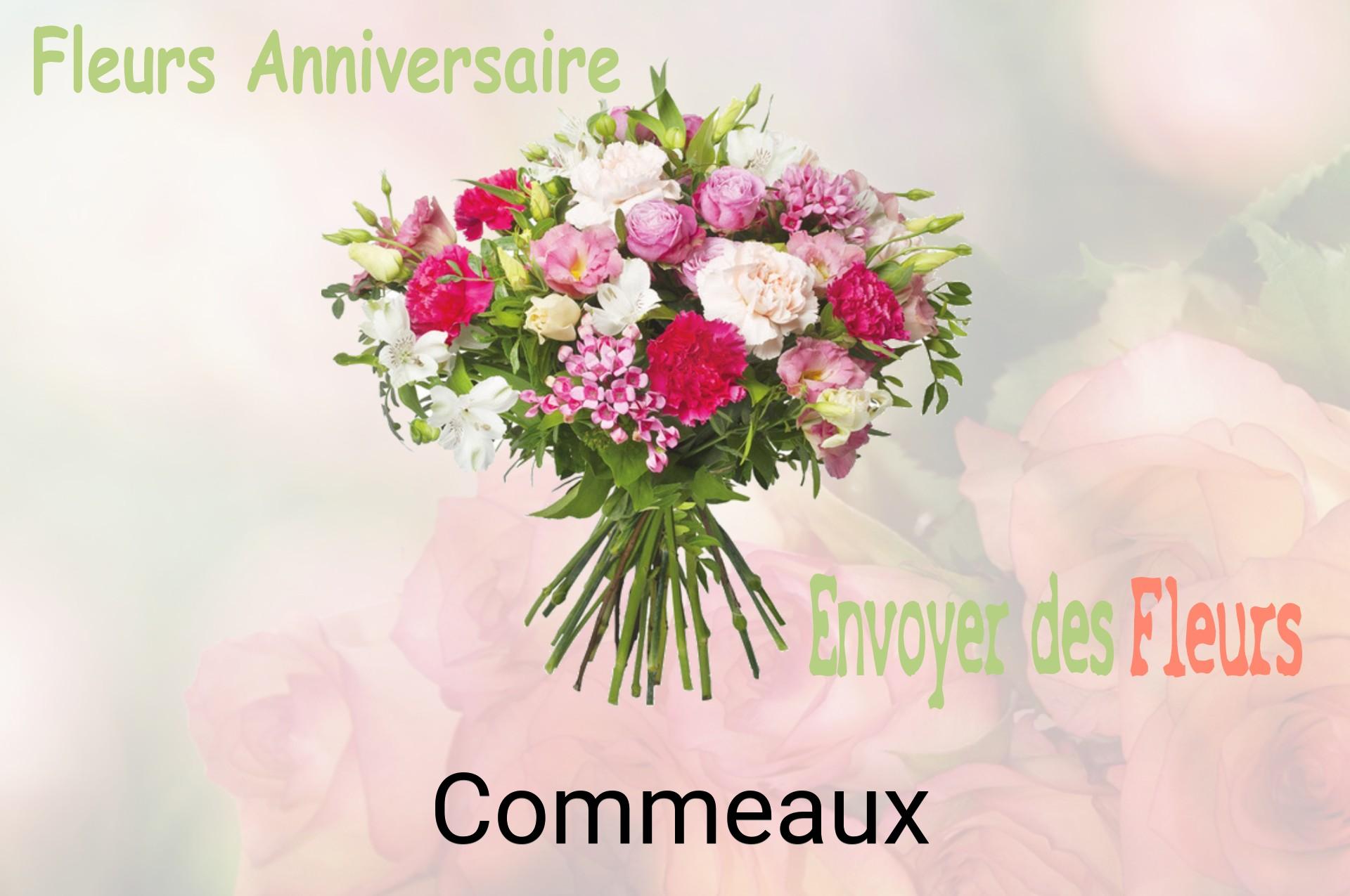 Bouquet de fleurs d’anniversaire livré à Commeaux