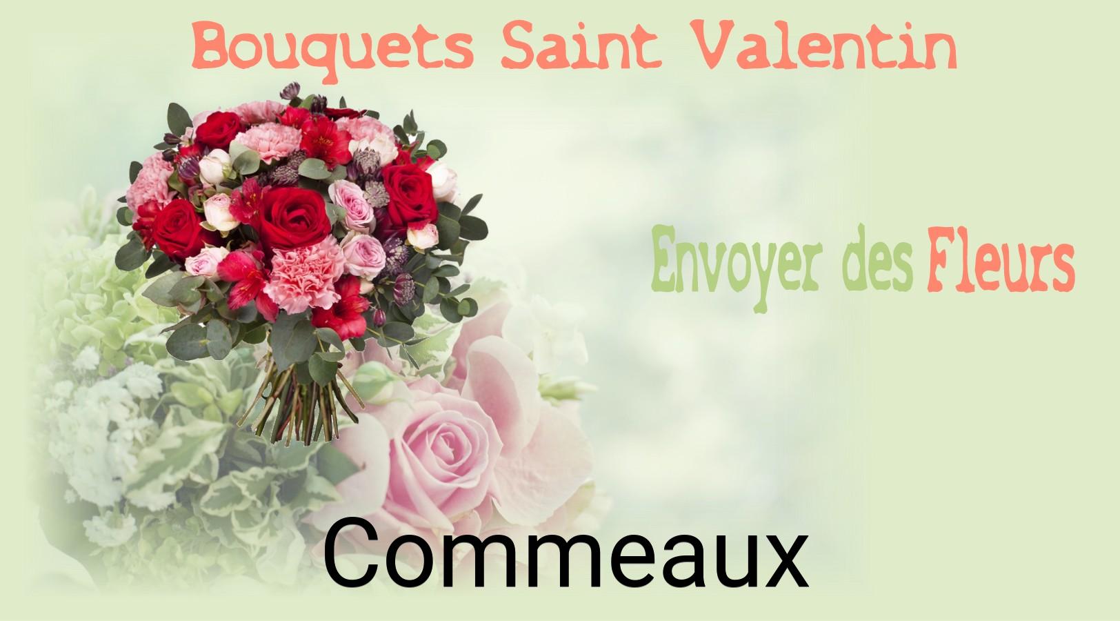 Roses de Saint-Valentin livrées à Commeaux